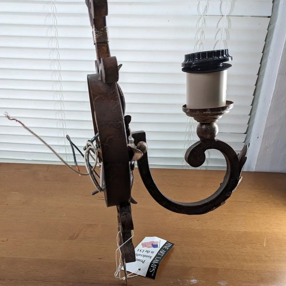 Fine Art Lamps Industrial Steampunk Gothic Metal Electric Lamp #K140602‎ New!
